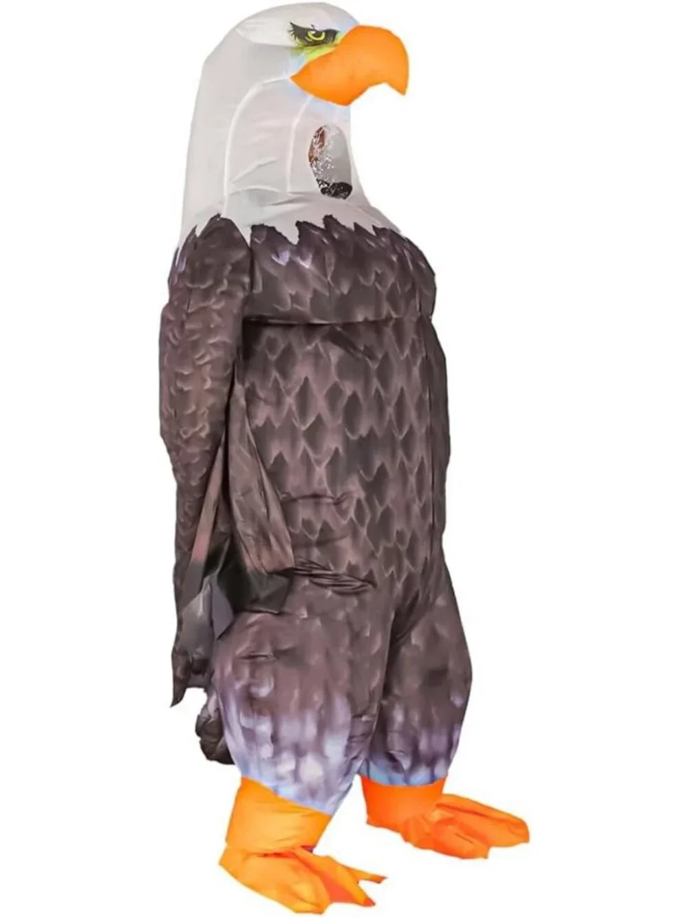 Inflatable Eagle Mascot Costume for Adults - Funny Blow-Up Halloween Cosplay